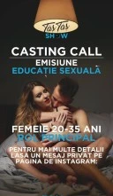 Casting FEMEIE 20-35 ani Emisiune Educatie Sexuala Online - imagine 1