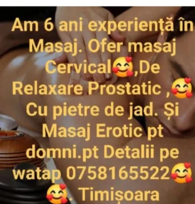 Masaj Cervical. Masaj De Relaxare. Masaj Erotic