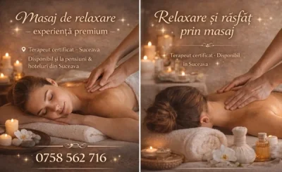 Masaj profesional de relaxare