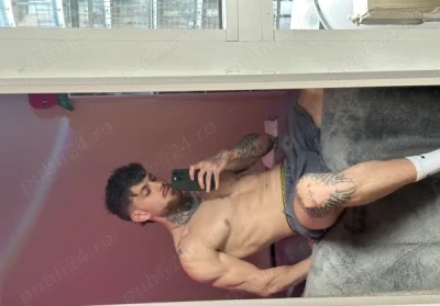 Straight fit tattooed male